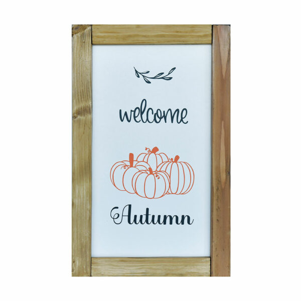 Les cadres faits main de COSYHOME à personnaliser : welcome autumn season