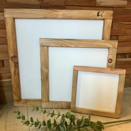 Les trois dimensions de cadres de COSYHOME à personnaliser selon vos envies