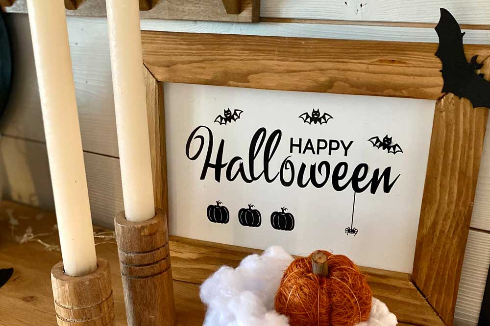 Le cadre fait main de COSYHOME : pour Halloween